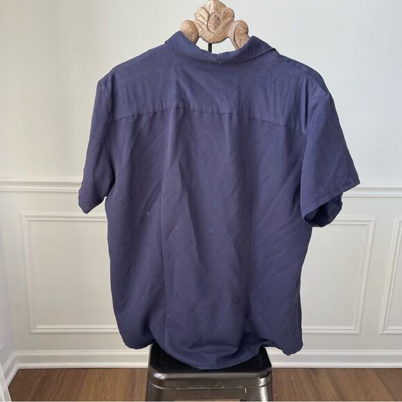 Harriton Big Boy Restaurants Uniform Short Sleeve Button Down Shirt Womens 2XL - Picture 5 of 6